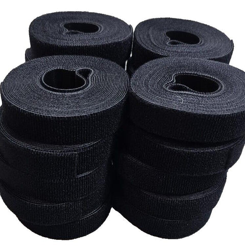 10PCS Nylon Hook & Loop Non Adhesive Fasteners 3/4" x 15' Roll Cable Management