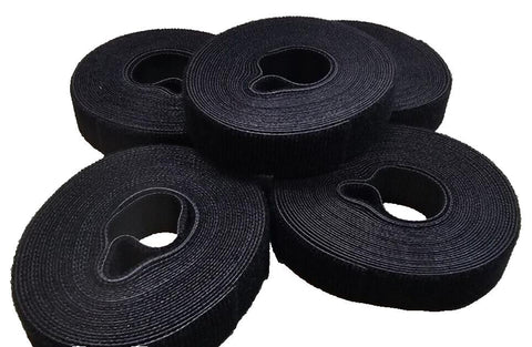 10PCS Nylon Hook & Loop Non Adhesive Fasteners 3/4" x 15' Roll Cable Management