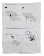 Lot 100 Universal Credit Card / Payment Processing Wall Mounts, Duratilt