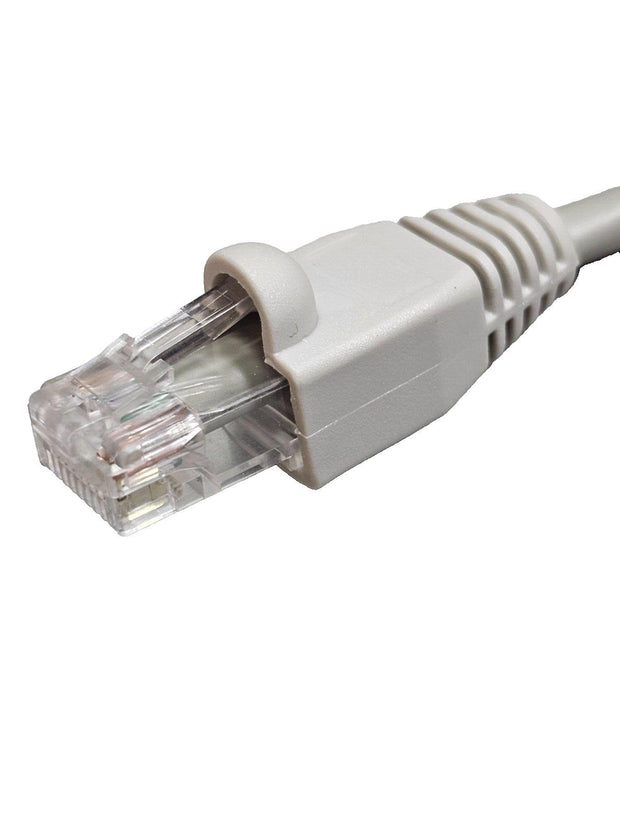 100ft Monoprice Cat6 Ethernet Network Lan Cable, Gray, Booted, RJ45, High Speed