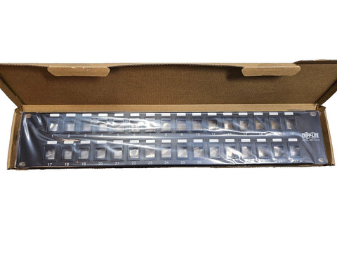 Lot 10 Tripp Lite N062-032-KJ 32-Port Keystone Blank Patch Panel RJ45 Cat5/6