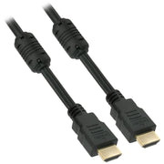 Lot 5 3ft High Speed HDMI Cable w/ Ethernet, Ferrite Cores CL3, 4K@60Hz, Gold