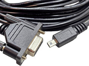 UC-E6 8 Pin Mini USB to DB9F Serial Data Cable, Digital Camera, Digital Signage