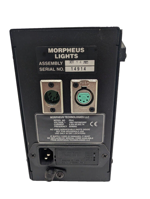 New Morpheus Lights Technologies Power Supply PS-6, Theater Lighting 6 Port