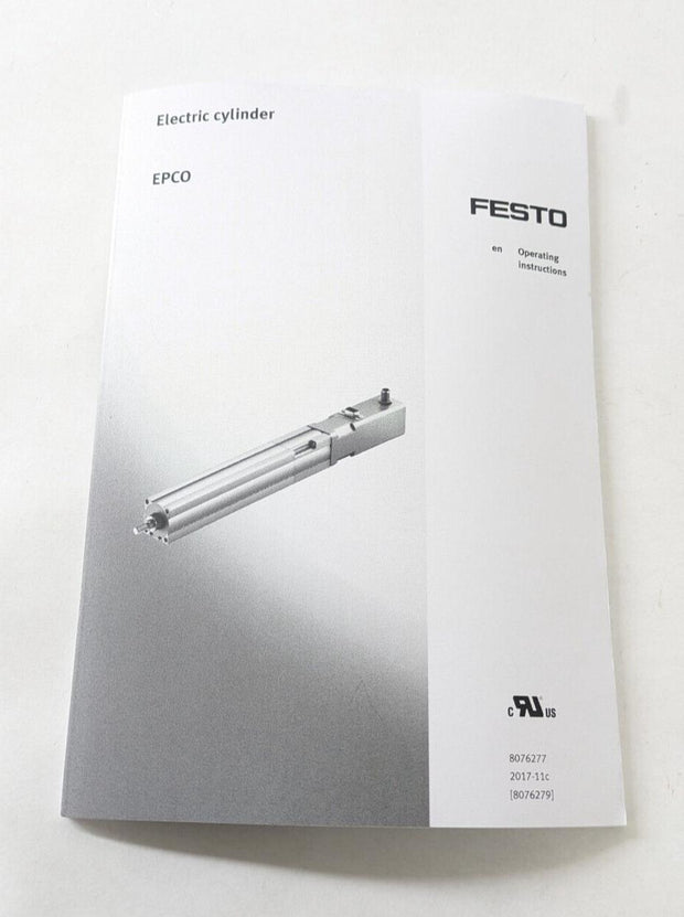 New Festo EPCO-16-50-3P-ST-E Electric Cylinder Spindle Drive 24V 1.4A 6000RPM