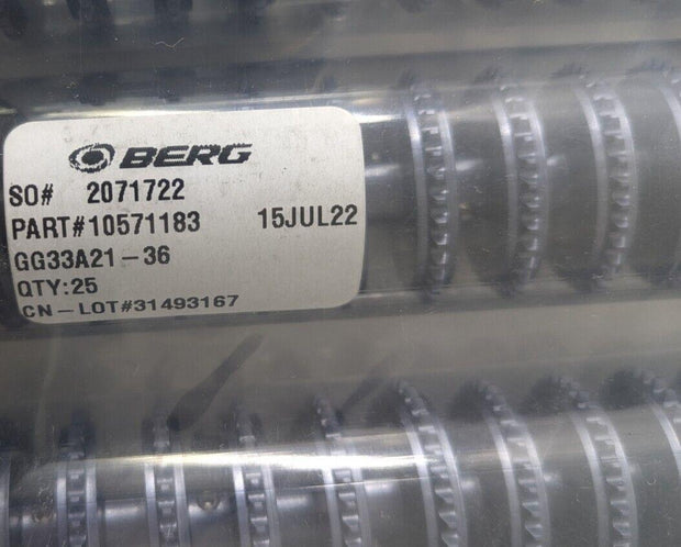 Berg GG33A21-36 Chain Sprocket 36T Teeth 36 Bore 1/4 OD 1.188 Flex-E-Gear