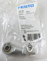 2PCS Festo 9254 SGS-M6 Spherical Cylinder Mounting Rod Eye Joint Bearing, Steel