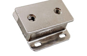 50x Misumi C-167 Magnetic Catch Door Closure 44x50mm 166(N) Brass, Nickel Plated