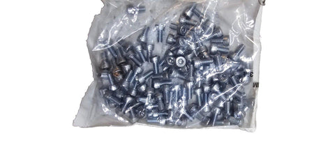 100PCS 90128A211 M4x0.7 8mm Zinc Plated Alloy Steel Socket Head Screws