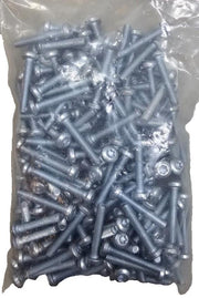 290PCS 949147 M4X25mm Torx (T20), Pan Head, Steel Machine Screw Zinc ISO14583