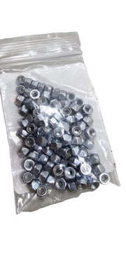 1000PCS 90576A102 M3x0.5mm Zinc Medium-Strength Steel Nylon-Insert Locknut