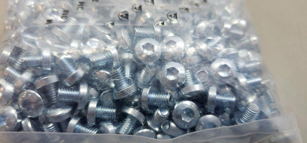 390PCS 949207 M6X8mm Long, Torx, Pan Head Machine Screws, Zinc Plated Steel, ISO