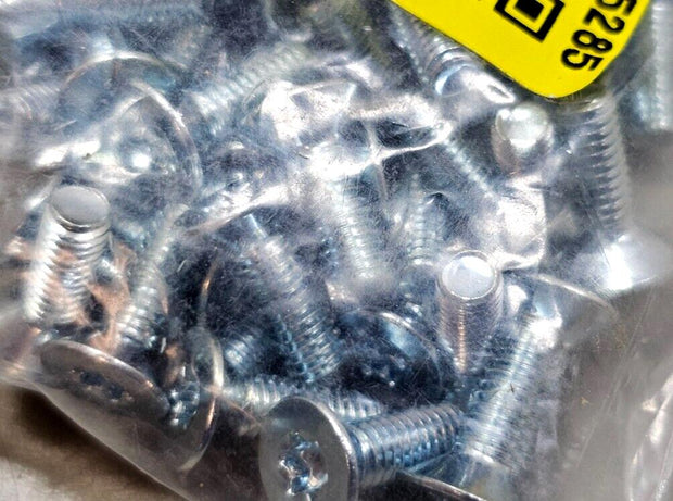 80PCS 1110703 M4x12mm Flat Head Socket Cap Screws, Zinc Plated, Torx