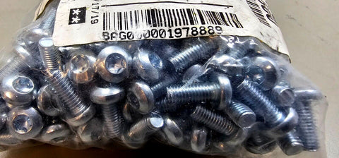 956PCS 915803 M5X12mm Long, Torx, Pan Head Machine Screws, Zinc Plated Steel ISO