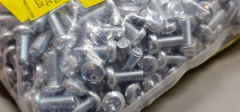 956PCS 915803 M5X12mm Long, Torx, Pan Head Machine Screws, Zinc Plated Steel ISO