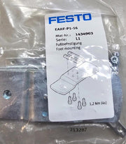 Festo 1434903 EAHF Foot Mounting for EPCO Cylinders, 16mm, Steel EAHF-P1-16