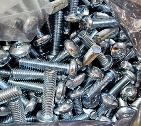 1678PCS 949625 M8X35mm Long, Torx, Pan Head Machine Screws, Zinc Plated Steel