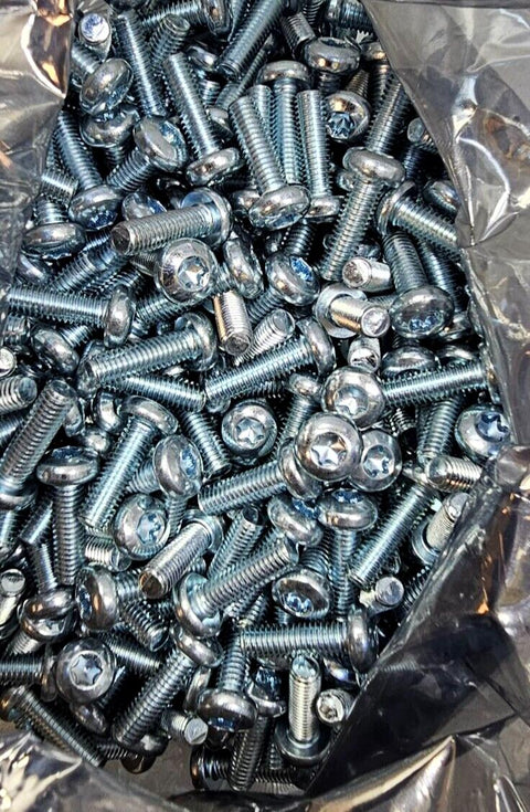 1003PCS 910468 M6X20mm Long, Torx, Pan Head Machine Screws, Zinc Steel, ISO14583