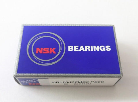 50 PCS NSK Deep Groove Ball Bearing (MR126ZZ) Single Row