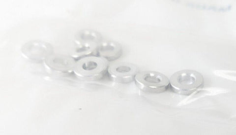 50 PCS RAF M0651-4-AL Aluminum Electronic Spacers Washers 10xmm OD4.3mm ID