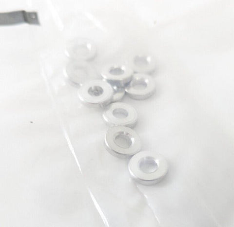 50 PCS RAF M0651-4-AL Aluminum Electronic Spacers Washers 10xmm OD4.3mm ID