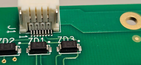 Custom Panel Mount Illuminated Push On/Off Power Button on PCB, 8 Pin Clik-Mate