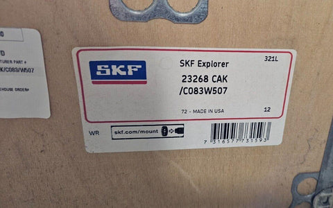 SKF 23268 CAK/C083W507 Spherical Roller Bearing, 340mm ID 620mm OD 224mm Width