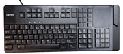 NCR 6932 115 Key RealPOS Keyboard, USB Wired, Full Size, No Keylock, Black, New