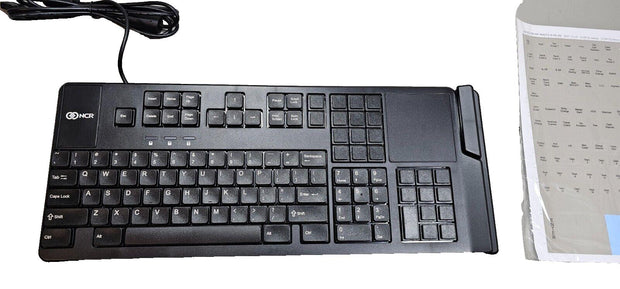 NCR 6932 115 Key RealPOS Keyboard, USB Wired, Full Size, No Keylock, Black, New