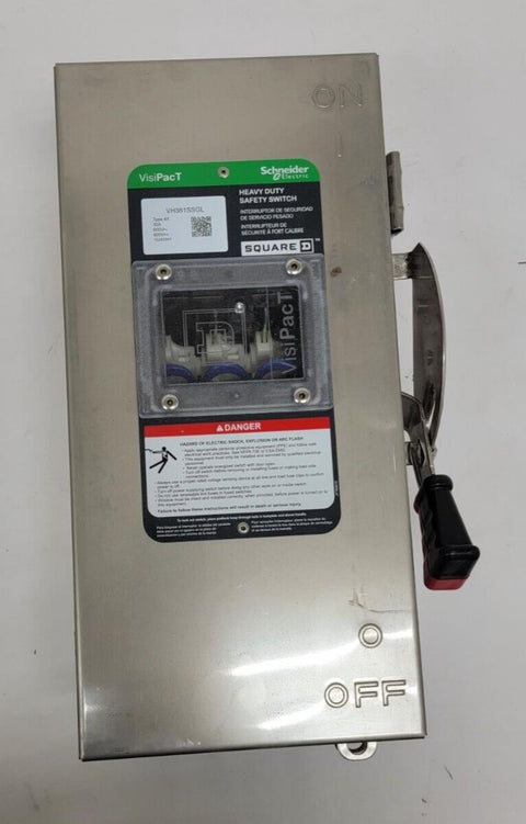 New Square D Schneider VisiPacT VH361SSGL Heavy Duty Safety Switch 30A 600V