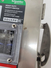 New Square D Schneider VisiPacT VH361SSGL Heavy Duty Safety Switch 30A 600V