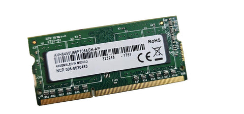 Genuine Upgrade/Replacement DDR3 Memory For NCR POS 4GB (2x2GB) SODIMM 1066Ghz