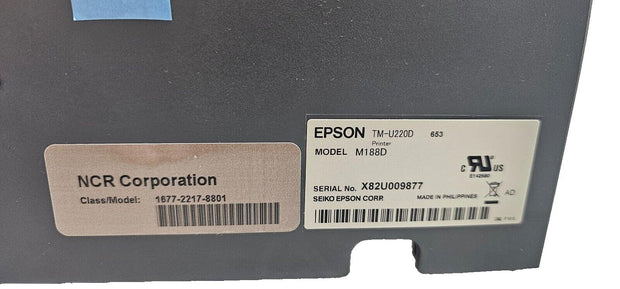 New, Sealed Epson TM-U220D Point of Sale Dot Matrix Printer Serial Connection