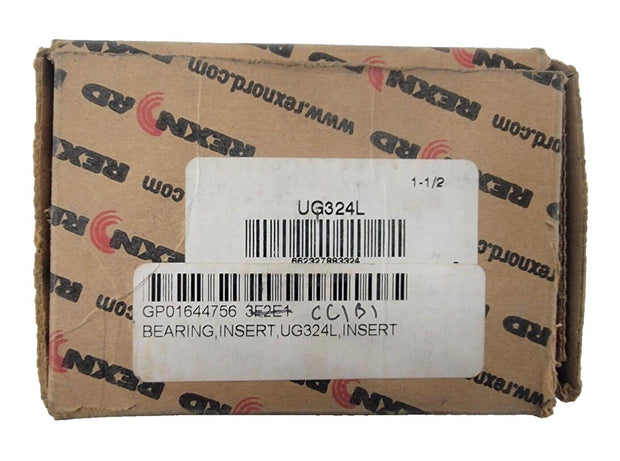 Rexnord UG324L 300 Series Heavy-Duty Ball Bearing Insert 3 15/16" Bore Diameter