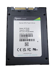 New Apacer/NCR 240GB Industrial Grade Sata 2.5" SSD A13.175JGD.002N8 006-8628452