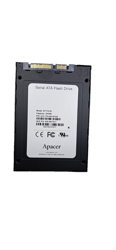 New Apacer A13.175JGD.001N3 240GB Industrial Grade Sata 2.5" SSD (For NCR N3000)