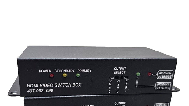 NCR HDMI Video Switch Box 497-0521699 w/ HDMI - Commercial Grade Redundancy