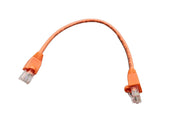 C2G 50PCs Cat6 RJ45 Ethernet Patch Cord (UTP) Orange, 1ft, Gold Plated, Sealed