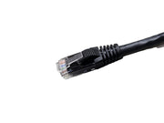 25PCS Legrand Quiktron 10ft Black Snagless Cat6 Booted Patch Cord Ethernet LAN