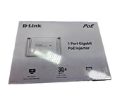 D-Link DPE-301GI Gigabit PoE+ Injector, 30 Watts, 802.3af/at Compliant, 100m