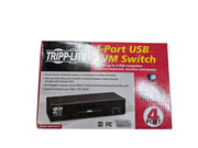 Tripp Lite 4-Ports External Desktop KVM switch VGA/USB w/ PSU (B006-VU4-R)