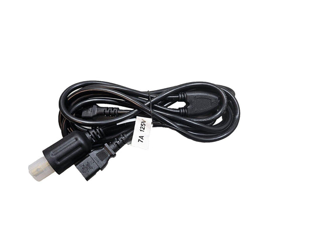 10ft NEMA Twist-lock Y Splitter Power Cord L5-15P to C13+C5 125/250V 7A