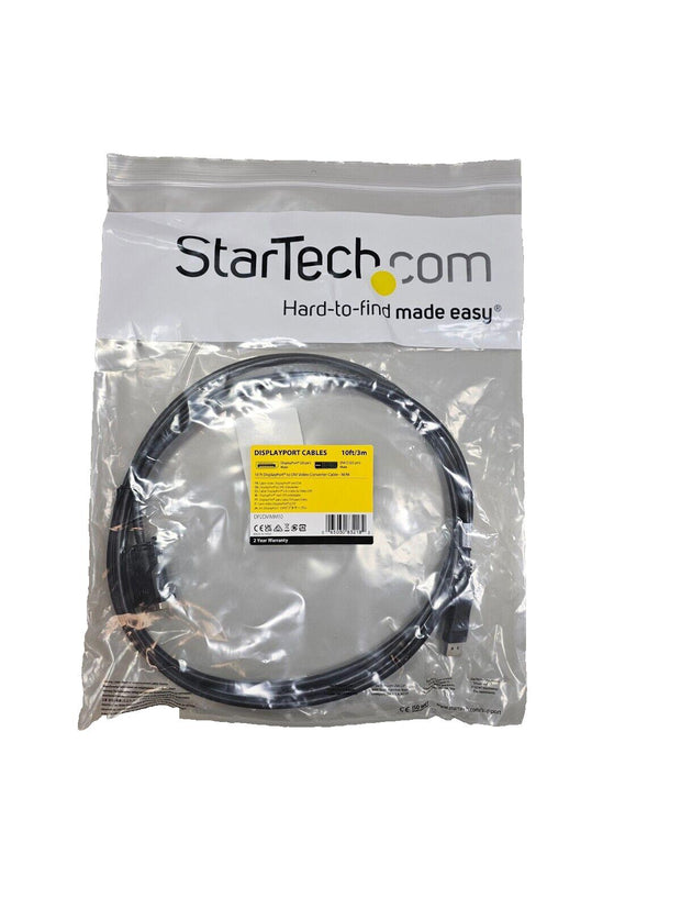 20x New StarTech 10FT DisplayPort Male To DVI Male Video Adapter Converter Cable