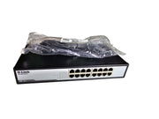 D-Link DSS16+ 16-Ports Unmanaged Rack-Mountable Switch 10/100 802.3AZ