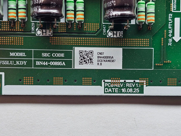 Samsung OH55F LED Driver BN44-00895A LH55OHFPLBC/GO / (F55LU_KDY)