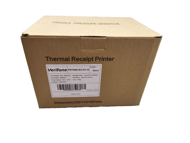 New Verifone POS80D Thermal Receipt Printer, Network/Wifi/USB, Compact, 80mm