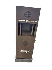 Delphi / NCR Drive Thru Order Confirmation System Post Assembly, Fast Food Menu