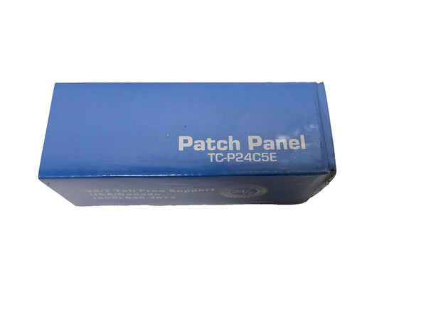 NIB TRENDnet Patch Panel TC-P24C5E CAT.5 / 5e Patch Panel T568 A/B Wired