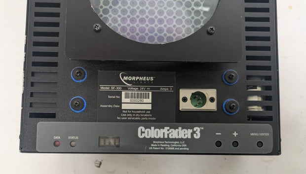 Morpheus Lights SF-300 ColorFader 3 3A DMX Source PAR light Filter Fader