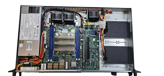 New Barebones Supermicro 5019D Server, 4C/8T Xeon D-2123T, 1U Rackmountable, 10G